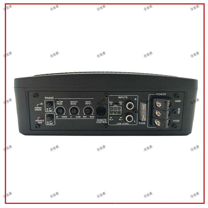 厂家直销超薄汽车音箱超重低音喇叭座椅有源低音炮音响120磁50芯