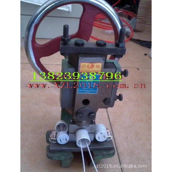 LED节能灯T8T5灯管灯头铜脚免焊打点打凹压铆压线机