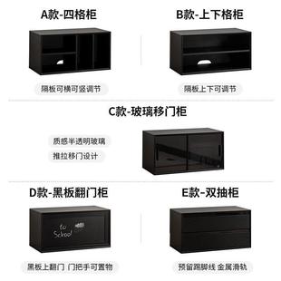 实橡胶木木组合电视边柜自由组合格子柜家用客厅餐柜物落851地矮