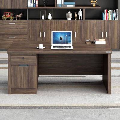 老板桌经理职主台式电脑桌椅组合OCG管办公桌子办公室单人员书桌