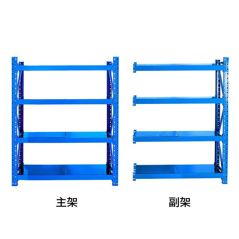 三层简易架子仓杂物置落地多层物架储366家用小型货架仓储放物架