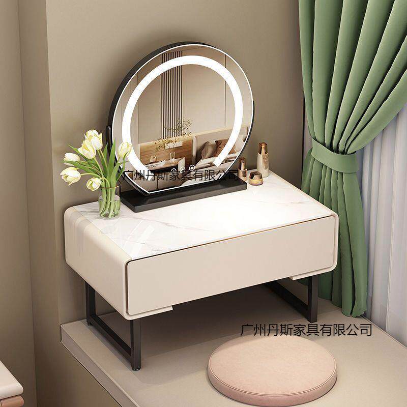 新款梳妆台小73户型窄梳台妆飘窗小阳台台茶榻几榻米玻收纳柜网红