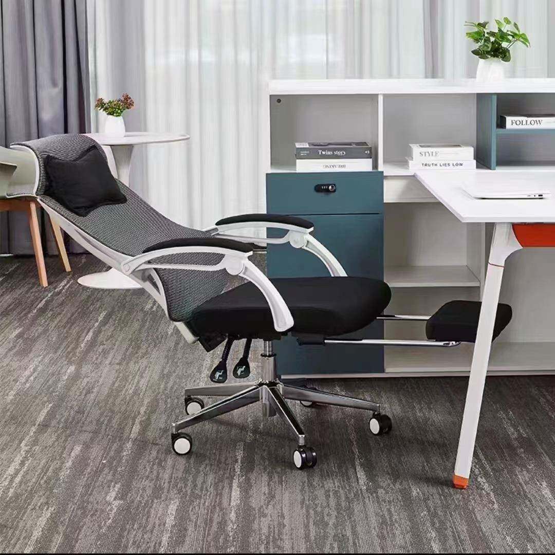 办公椅办公家具办公室职椅员网现简约可升降员躺工转A69椅老代板