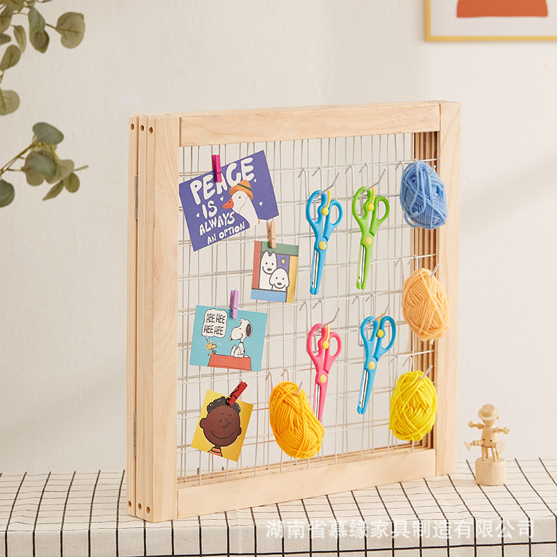 网格展示架可折叠幼儿园美工区作品桌面展示架夜市摆摊小饰品架子