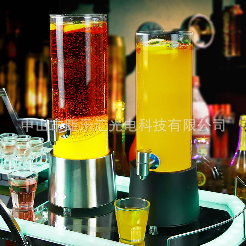 2/3/厂家现货酒吧KTV啤酒发光酒炮扎啤桶分酒器 酒具啤酒桶鲜啤桶