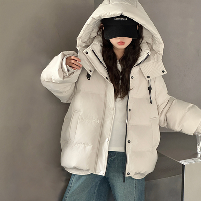 女童冬装连帽羽绒服外套