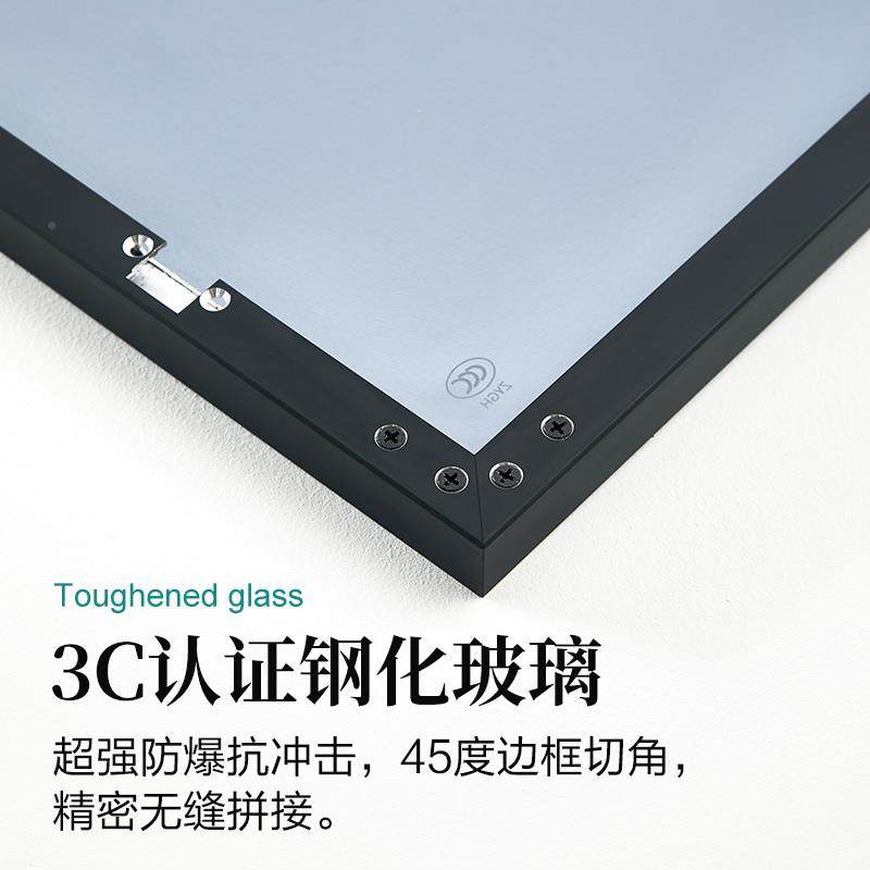 极简玻璃柜门窄边铝框上下玻璃门边餐柜酒柜书翻柜WY088门衣橱柜