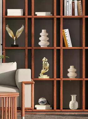 办公室领导桌背柜书柜办书架摆件高端大气上档YA853238景次公装饰