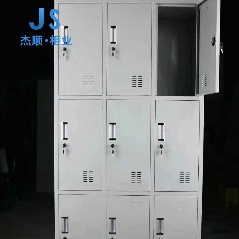 9门九门更衣柜铁皮柜健身房储存柜洗浴存放换衣柜