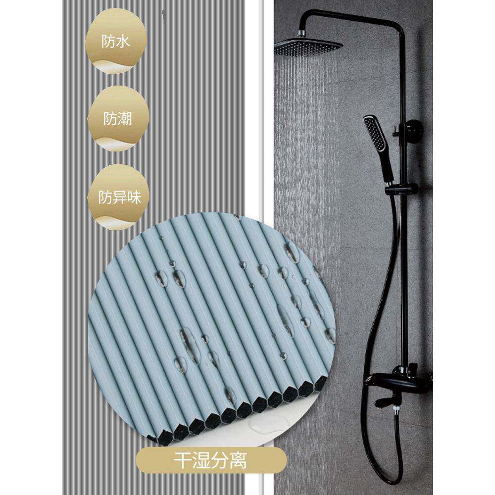 丰巢叠帘叠门隔断无轨免打孔平移折门卫生间GHT浴室厕所卧室折隐