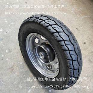 改装 100轮子 独手推车老虎轮双斗914轮车斗车鸡公车带刹车总成30