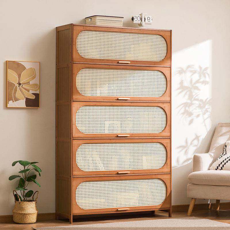 家用尘斗柜纳柜PTX户外阳台收置物翻架简易衣柜防储物柜复古门柜