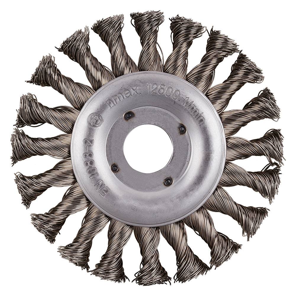 德国罗迪斯RHODIUS进口钢丝轮带柄不锈钢丝碗刷75*20*6