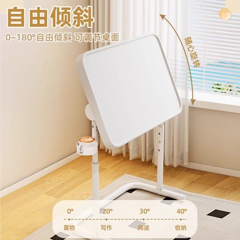 简易厅折叠桌子客小户型发RFK沙边几桌可移动边升降桌卧室多功能