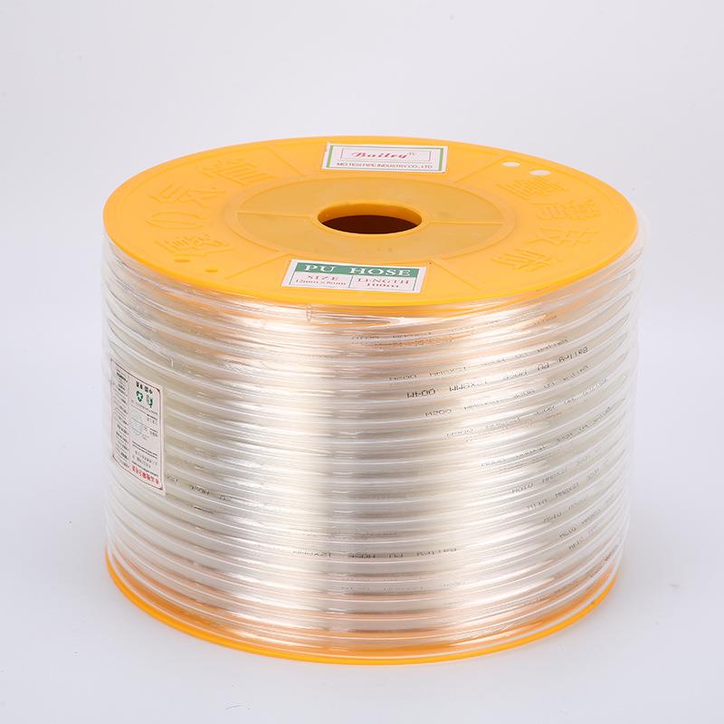 现货tpu气管软管高压气泵管风管氨聚酯u空*压机透明气p动软管64