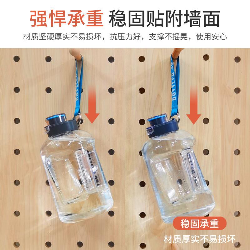 木洞洞板实墙墙上置墙物架木质壁O88O88A挂书架隔板收纳架挂板墙