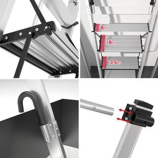 BUNK铺BEDLADDER用家小子上下可折叠小梯子室内多OKA梯功能4步