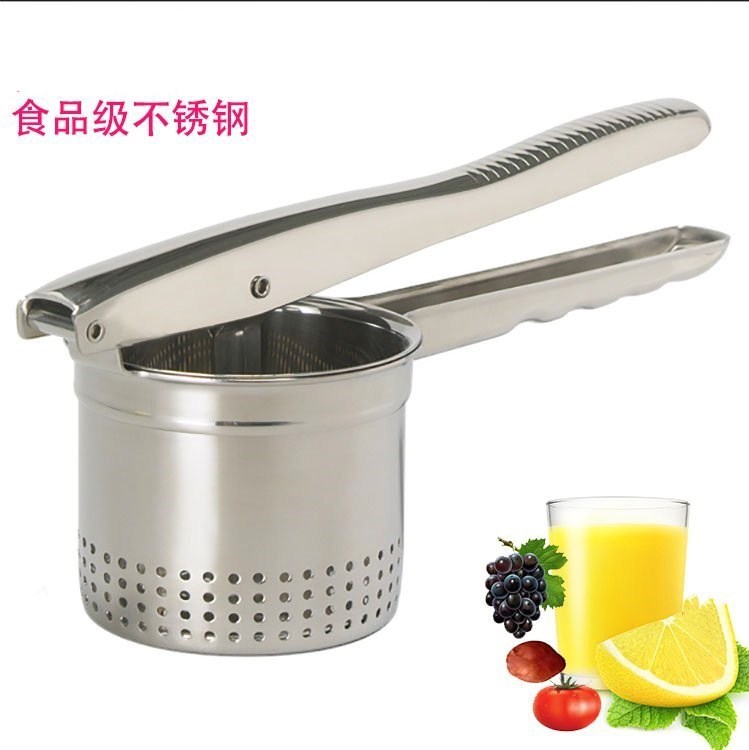 ,不锈钢手压榨汁机手动甘蔗果汁家用扎水果橙子挤压器