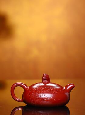 莲原子扁泥西壶宜兴紫砂壶高紫砂壶端茶壶整套茶具矿龙血红全施纯