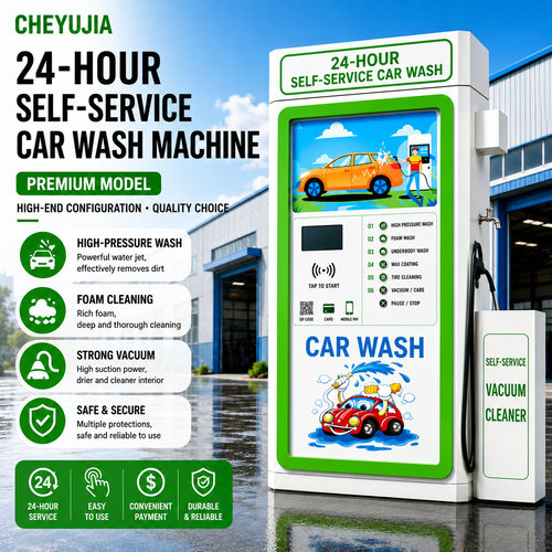 Cheyujia24/7Self-ServeCarWashforHotels,GasStations