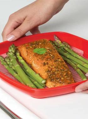 加轻便塑饭料碗微波炉asi可蒸笼stem子当盘热440耐高温盒上包邮其