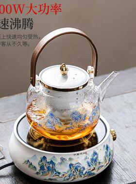 唐仙千里5江山202新款电陶壶炉煮茶瓷器54320211玻璃煮茶家用陶煮