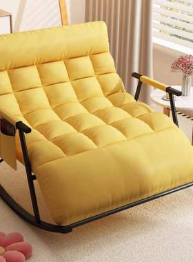 科技椅布家DQU可用台休闲摇摇躺椅双人摇摇调节成人可坐可阳躺摇