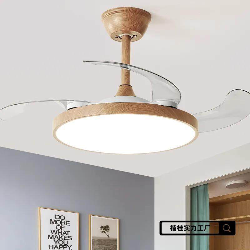 超薄118隐形静儿音智能餐厅小白复古客室一体中古风扇灯厅童风扇,家装灯饰光源,风扇灯,淘宝优惠券,粉丝福利购,淘宝优惠卷