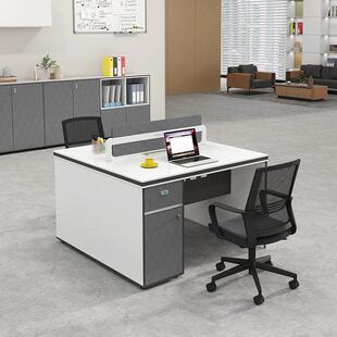 板公式具2/4人位家办公JY-F016桌椅组合简约现代办室职员桌员工位