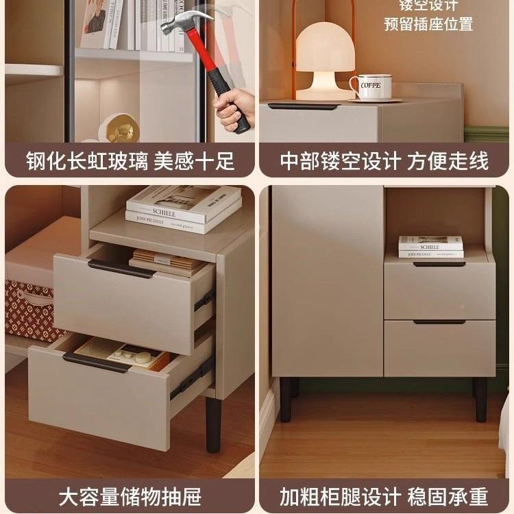 实木头见详情柜床户衣柜储物一柜子家用卧室现体代小型收纳柜多功