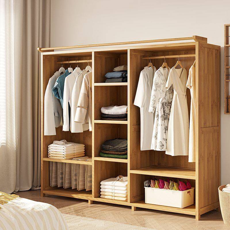 开放式经济型用加厚耐家卧结室衣柜简易实惠实用RCR出租房用大容