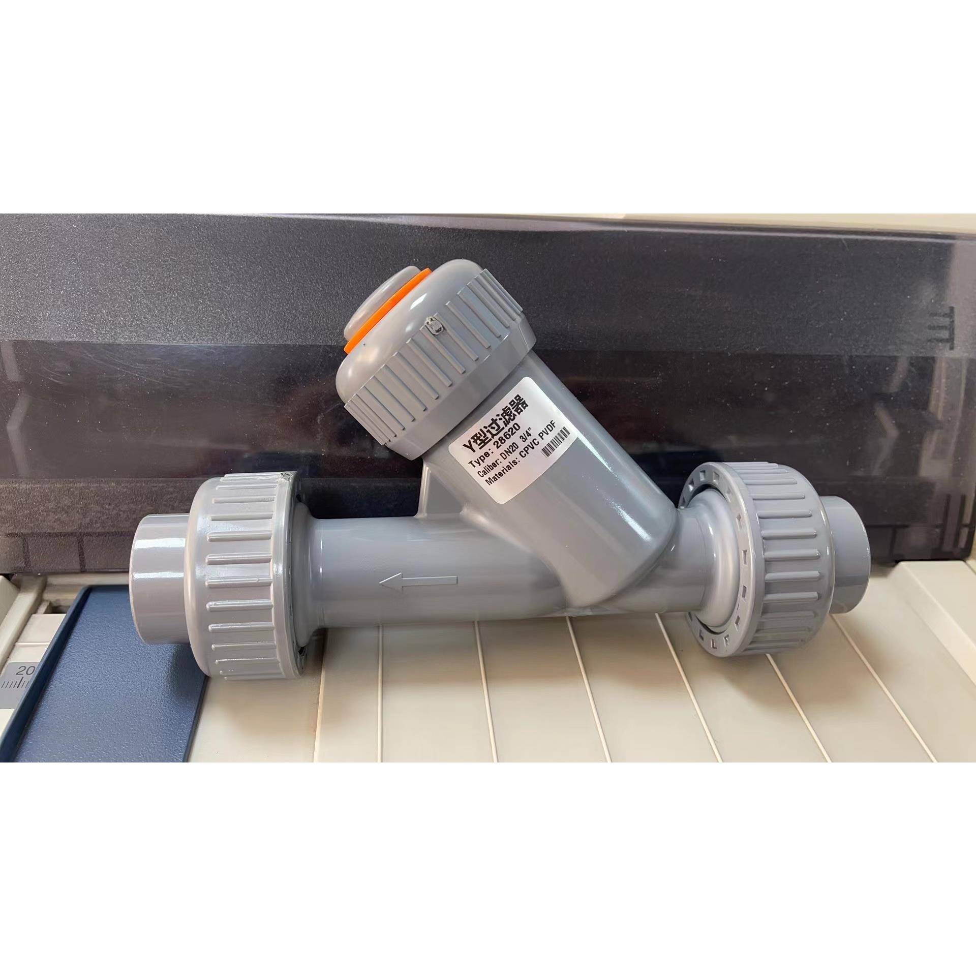 PVC滤器Y型过滤器CPVC管道过C式Y滤过器过滤网可拆145卸25325063