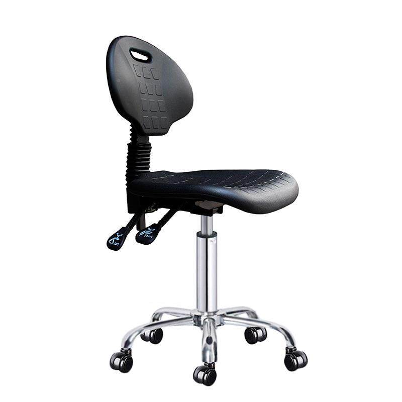 实验室椅静SRY--19电椅子电脑椅工转椅办公升降PU发泡无尘室椅防