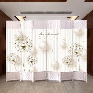 屏隔断简约LUP现代折叠移客厅动风卧室办公室进门玄关帘遮可挡墙