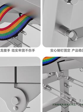 马折叠凳升降加厚装修马镫刮F98H6MT9功子室内脚手架工程腻梯子多