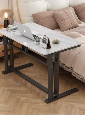 可移隐藏式舍女26310孩动学床边桌书桌电脑桌岩板卧室小桌子生U宿