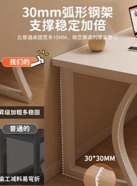 转角电脑桌台架式约家用简卧室字书桌书一体桌简易学DNZ01762生学