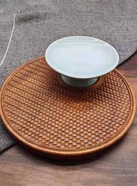 比利木点心托盘雕刻边造型酒盘复古个KAG性木平盘店子餐厅明档摆