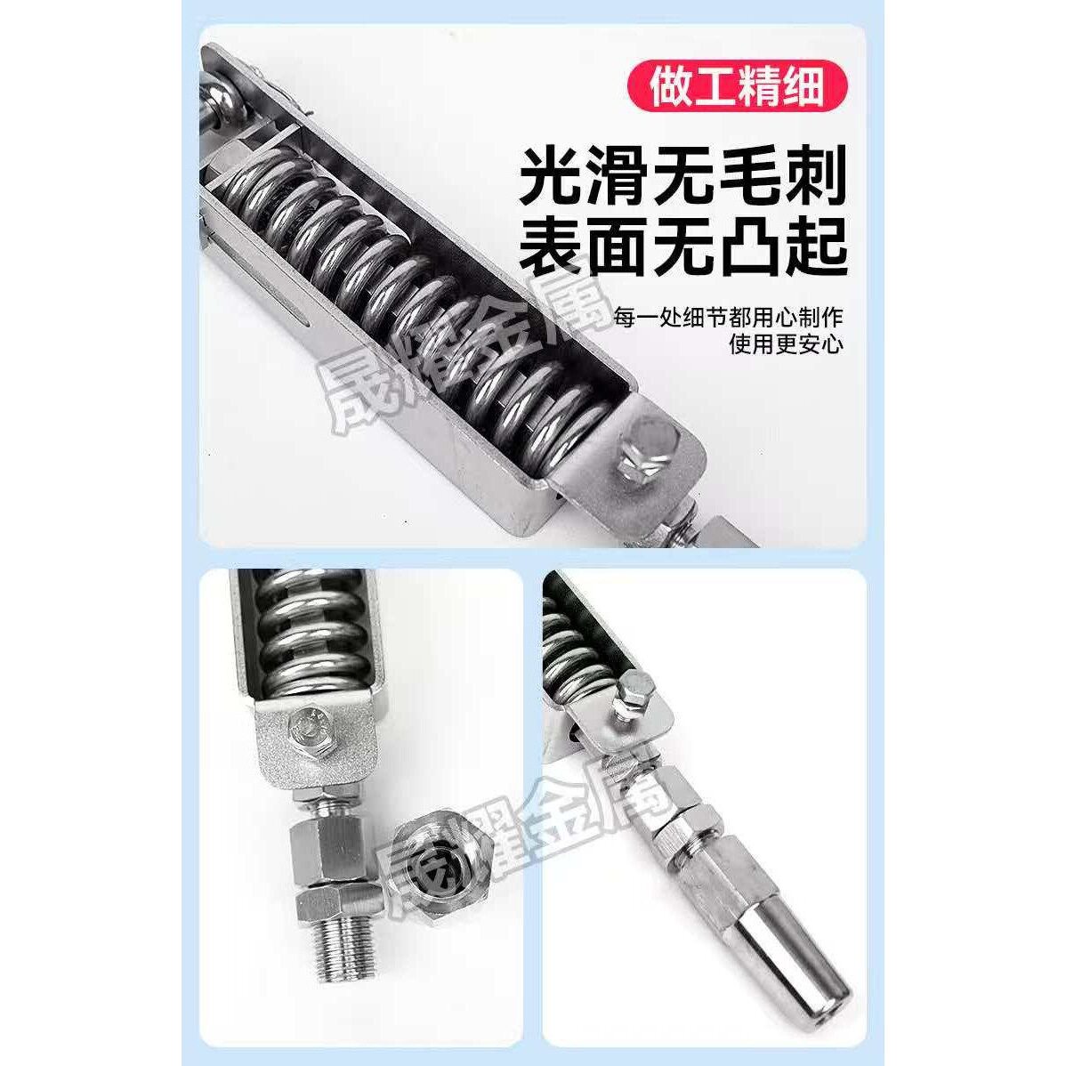 钢丝绳紧线器滚轮滑索缓冲器张紧器钢丝绳尾部收紧器首末端锚点