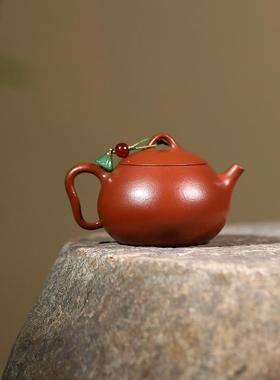 爆款宜兴紫砂壶匠人工制作原小煤窑泥朱内手推73488矿球孔文人小