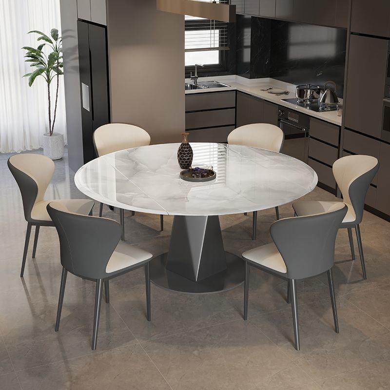 伸缩石大理现餐椅ABX组合轻奢旋转超晶石折叠微晶石代简约桌可变,商业/办公家具,餐桌椅系列,淘宝优惠券,粉丝福利购,淘宝优惠卷