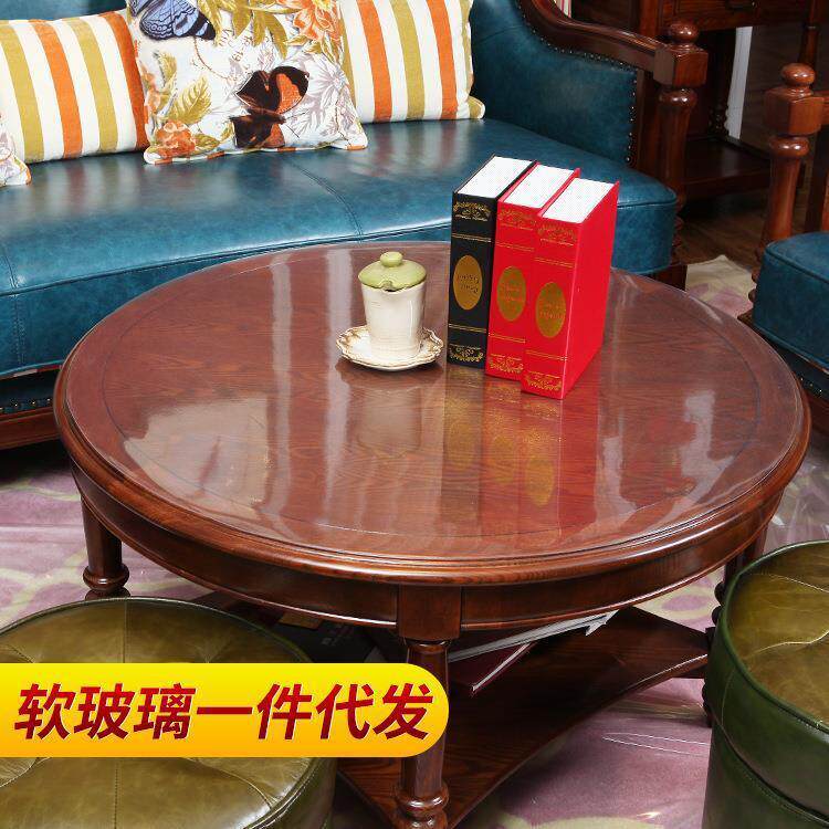 垫大圆高温桌垫软10028127玻璃VC圆形桌米垫P耐防烫饭店防水桌酒