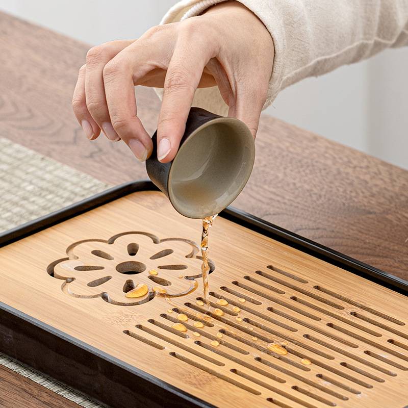 日式功夫便携旅行茶具小套装家用简约陶瓷黑陶泡茶壶办公会客送礼