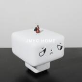 简CDG约卡通可爱趣味彩绘抽厅象摆件家居书客儿童房样板间软装 饰