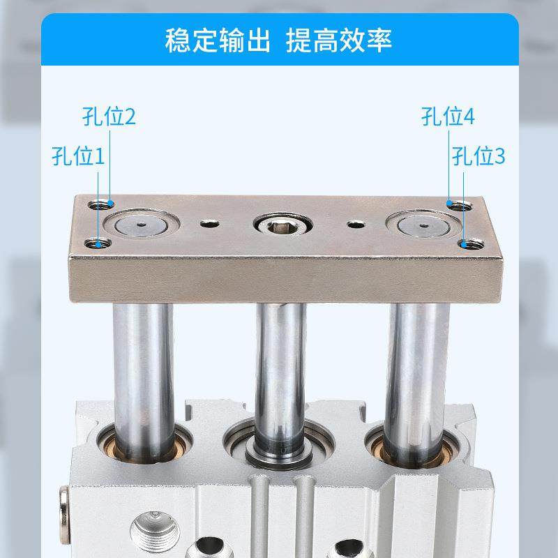 薄型导杆三0轴三杆MG/PM25气缸-10/20/25/3/40/58250/75/100带125