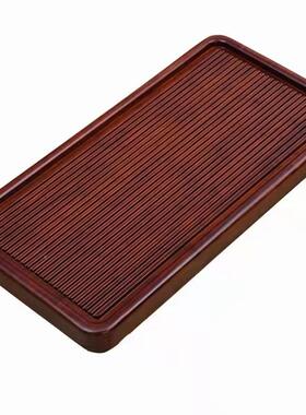 家用办用实木茶台色油润木泽纹仿清晰重74251竹茶盘电木式茶公盘