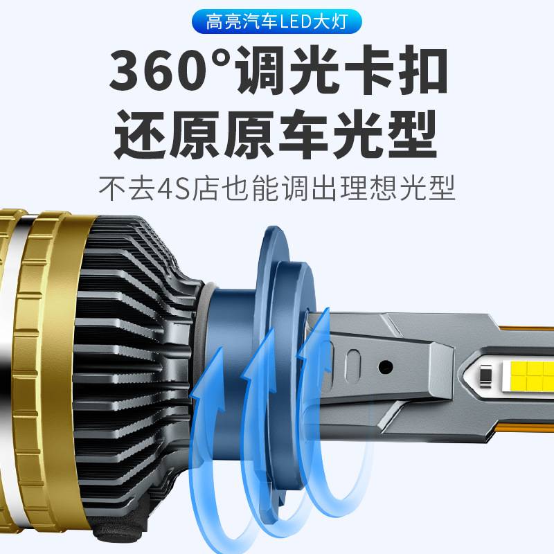 led汽车大灯跨境爆款24V货车160W大功率led车灯高亮汽车led大灯