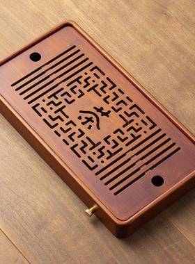 家用盘2025新储款小型高端实木花梨FS726706木干泡台托茶盘客茶厅