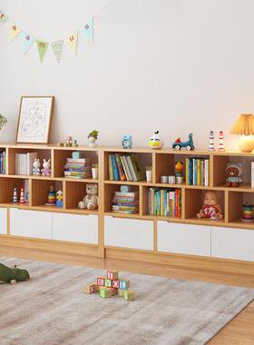 书落生地置物HIG架幼儿园简家用柜玩具矮书柜易学创意桌面收纳置
