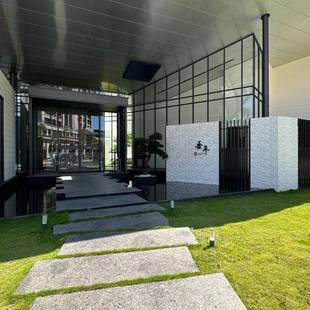 U石282岩石外墙装 饰材板仿真轻质山岩石石文化石聚酯氨石质水磨锈